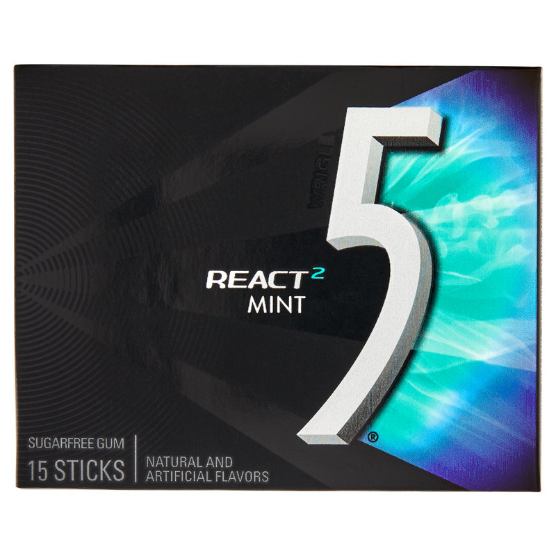 5 Gum React Mint Gum 15ct delivered in minutes