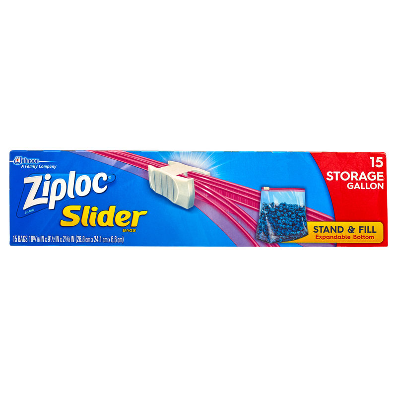ziploc with zipper