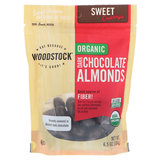 Woodstock Organic Dark Chocolate Almonds 6.5oz