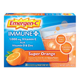 Emergen-C Immune Plus Super Orange Drink Mix 30ct