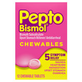 Pepto Bismol Chewable Original Tablets 12ct