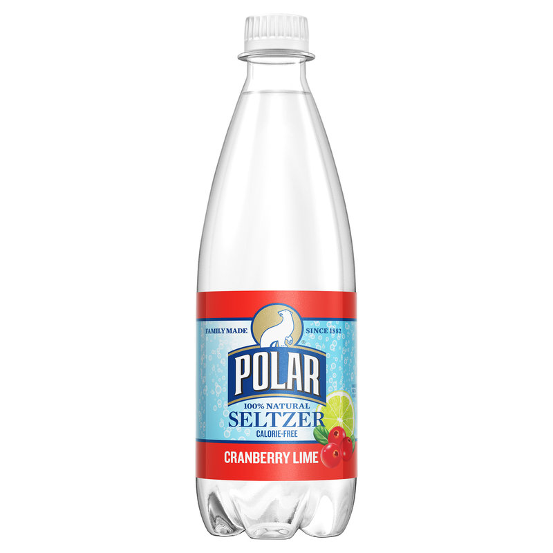 Polar Cranberry Lime Seltzer Water 20oz delivered in minutes