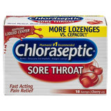 Chloraseptic Sore Throat Lozenges Cherry 18ct