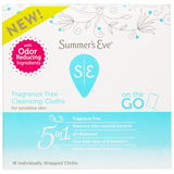 Summer's Eve Cleansing Cloth Fragrance Free 16ct