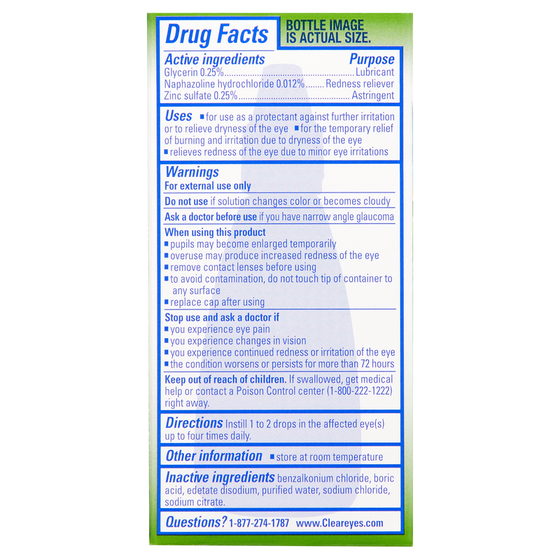 Clear Eyes Maximum Itchy Eye Relief Eye Drops 0.5oz Health fast