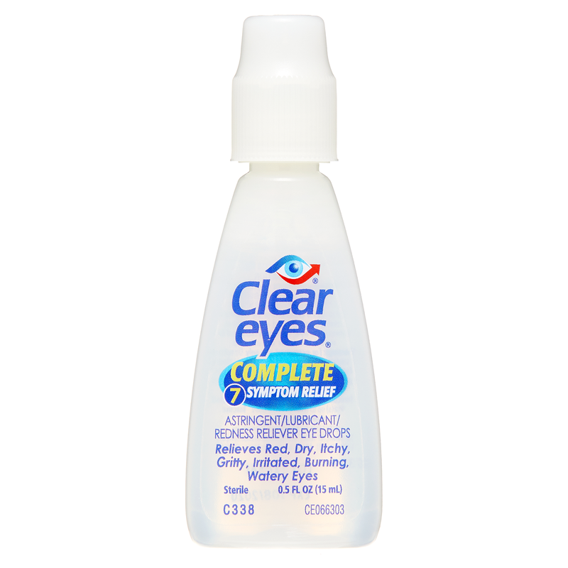 Clear Eyes Complete 7 Symptom Relief Eye Drops 0.5oz Health fast