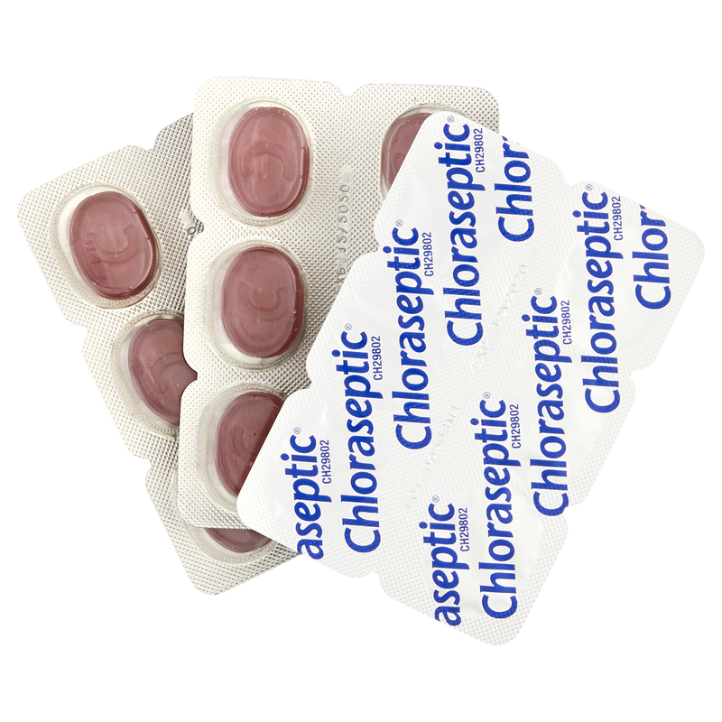 Chloraseptic Max Strength Sore Throat Lozenges Wild Berries 15ct