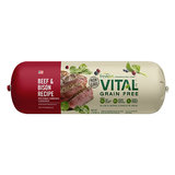 Freshpet Vital Grain Free Beef and Bison Wet Adult Dog Food Roll 2lb
