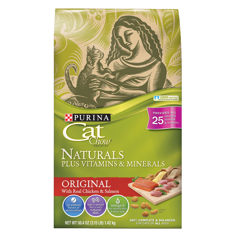Purina Cat Chow Naturals With Chicken And Salmon Dry Cat Food 3 15lb Delivered In Minutes