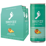 Barefoot Refresh Moscato Spritzer 4pk 250 ml Can