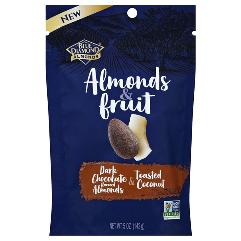 Blue Diamond Almonds & Fruit Dark Chocolate Flavored Almonds & Toasted