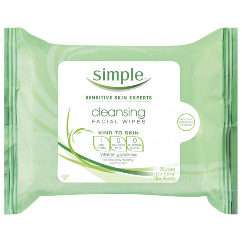 simple cleansing wipes