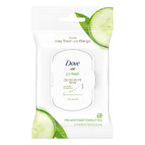 Dove Cucumber & Green Tea Deodorant Wipes 10ct