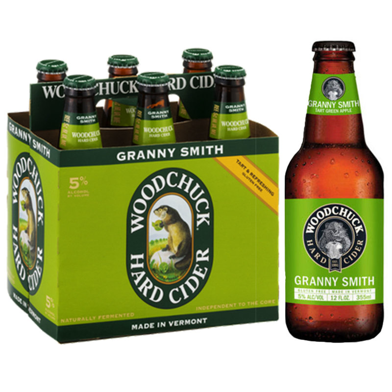 Woodchuck Draft Cider Granny Smith Apple 6pk 12oz Btl 5.0 ABV