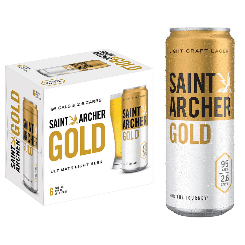 Saint Archer Gold Lager 6pk 12oz Can 4.2 ABV delivered in minutes