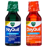 Vicks Nyquil Cold & Flu & Dayquil Cold & Flu 8oz