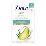 Dove Pear Aloe Rejuvenate Beauty Bar 6pk 4oz