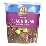 Dr. McDougalls Vegan Black Bean & Lime Soup Cup 2oz