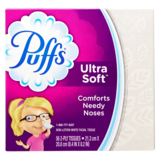 Puffs Ultra Soft & Strong Facial Tissue Box 56ct