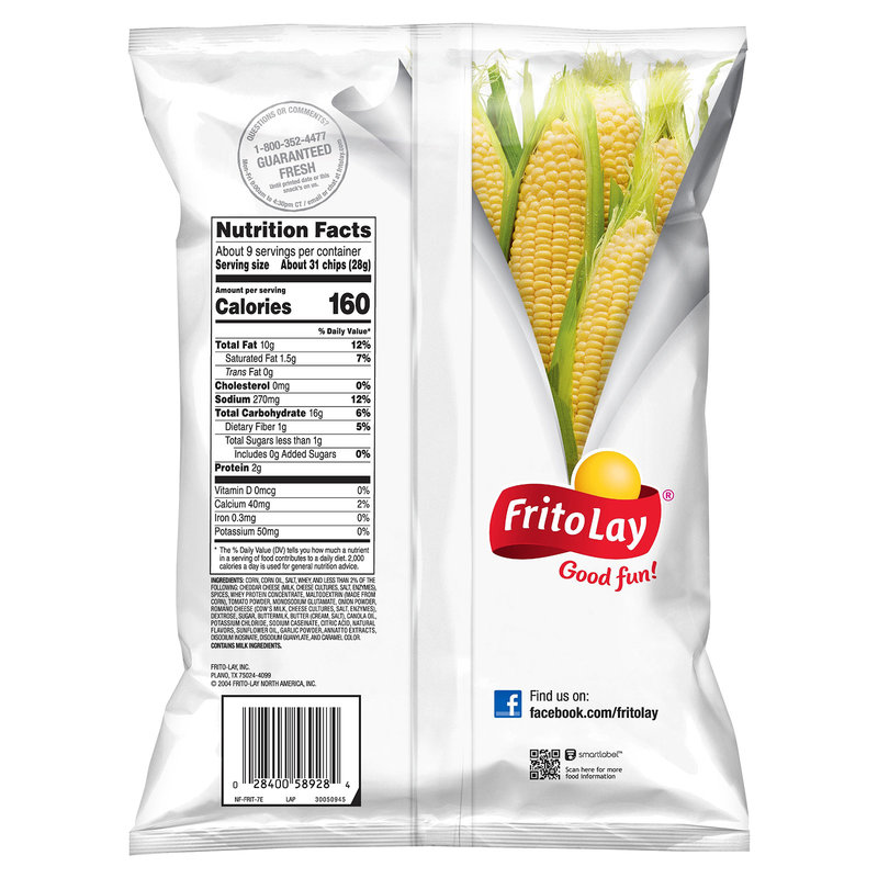 Fritos Chili Cheese Corn Chips 9.25oz Snacks fast delivery by App or