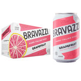 Bravazzi Grapefruit Hard Italian Soda 6pk 12oz Can 4.2% ABV