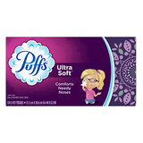 Puffs Ultra Soft Non-Lotion Facial Tissues Box 124ct