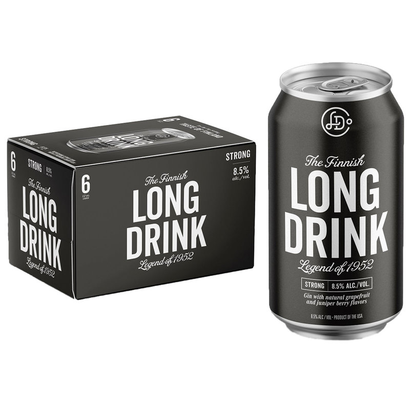Long Drink Strong Gin Cocktail 6pk 12oz Can 8.5% ABV – delivered in