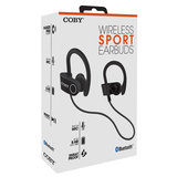Coby Wireless Sport Earbuds Black