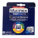 Mucinex Fast Max Cold & Flu Caplets 8ct