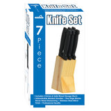Euro-Home Wooden Block Steak Knife Set 7pk