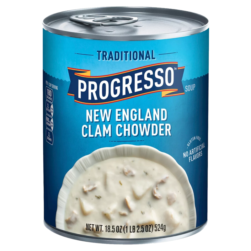 Progresso New England Clam Chowder Soup 18.5oz ...