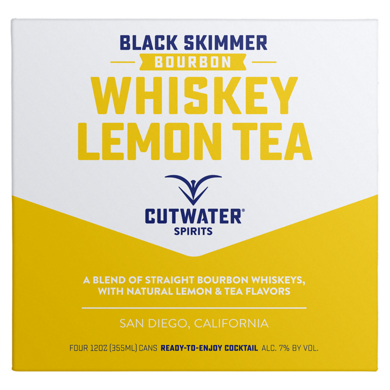 Cutwater Lemon Tea Whiskey 4pk 12oz Can 7 ABV Alcohol fast delivery by App or Online