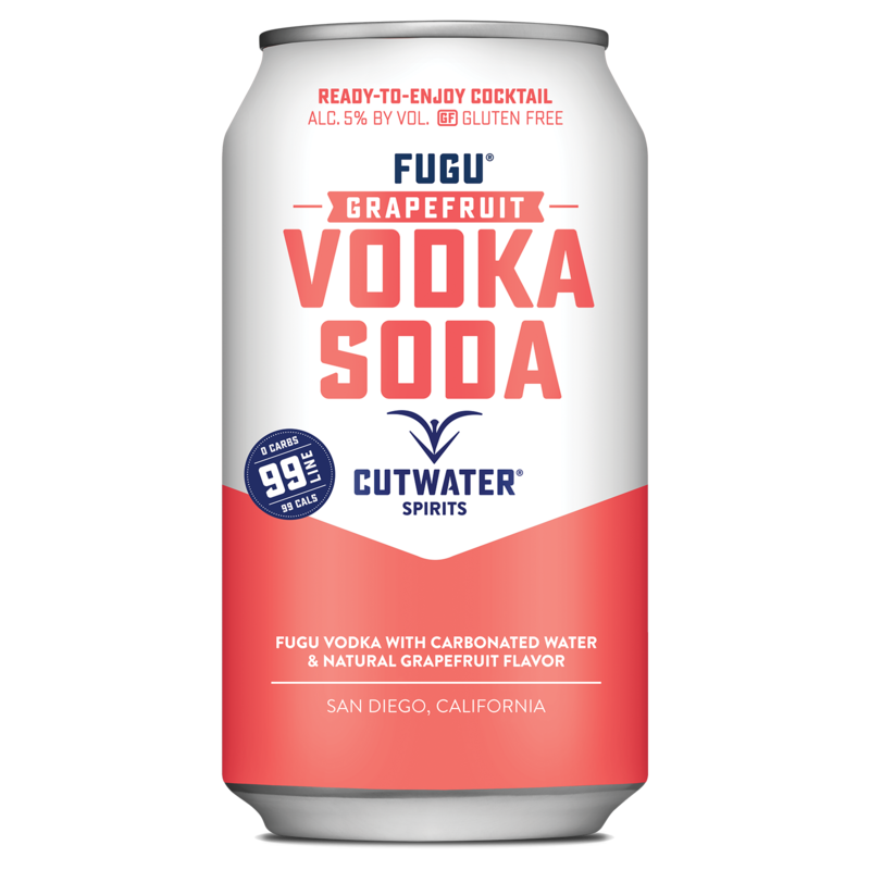 Cutwater Grapefruit Vodka Soda 4pk 12oz can 5 ABV Alcohol fast