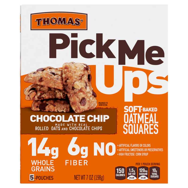 Thomas Pick Me Ups Chocolate Chip Squares 7oz delivered in minutes