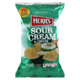 Herr's Sour Cream and Onion Potato Chips 9oz