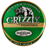 Grizzly Wintergreen Pouches Chewing Tobacco 0.82oz