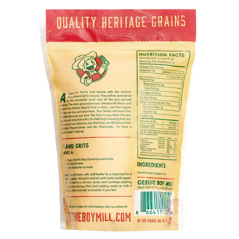 Geechie Boy Mill White Grits 24oz Grocery fast delivery by App or Online