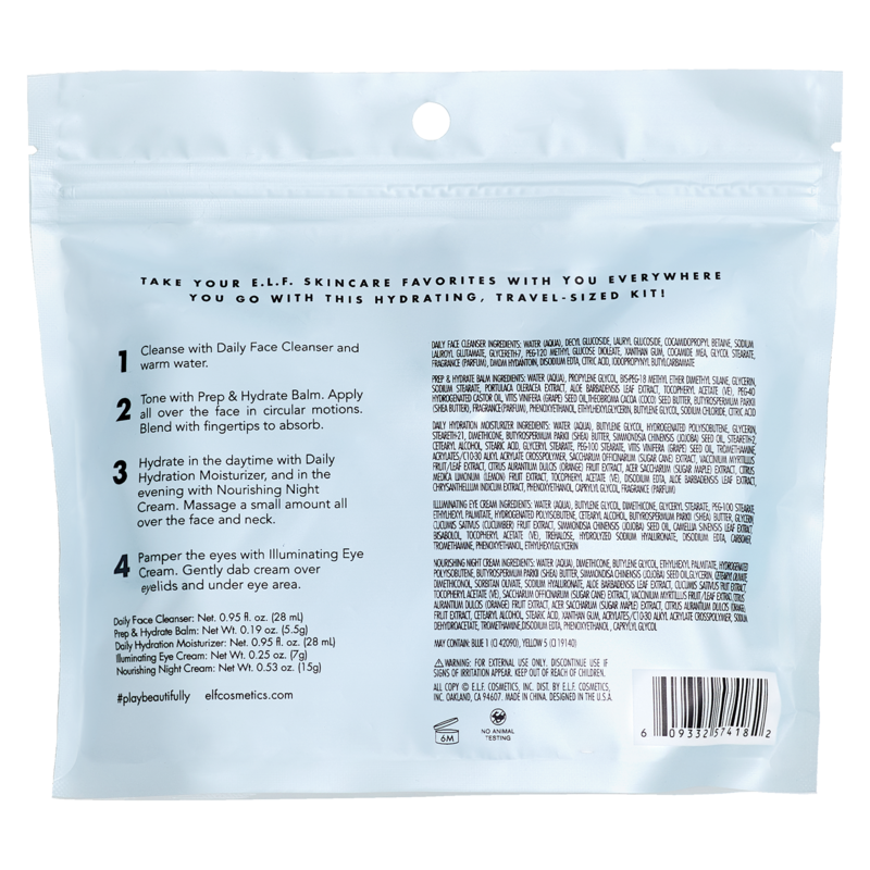 e.l.f. Jet Set Hydration Kit 1.9oz Bath & Beauty fast delivery by App