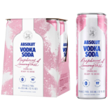 Absolut Raspberry Lemongrass Vodka Soda 5.0% ABV