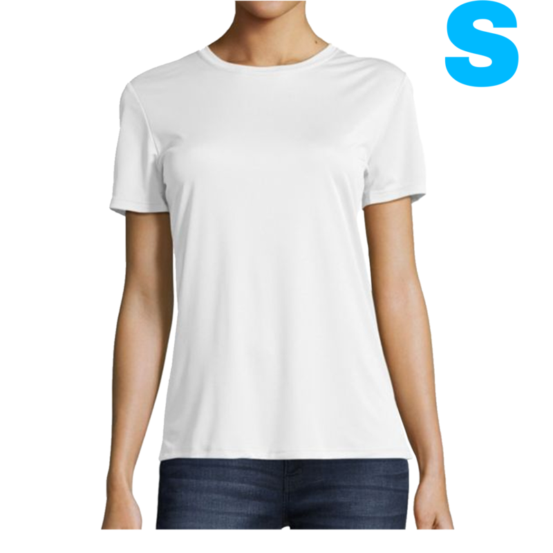 Hanes Women's Cool Dri T-Shirt White 