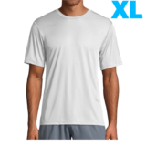 Hanes Men's Cool Dri Tagless T-Shirt White (Size XL)