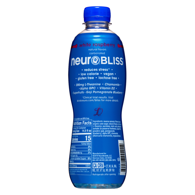 Neuro BLISS White Raspberry 14.5oz Btl
