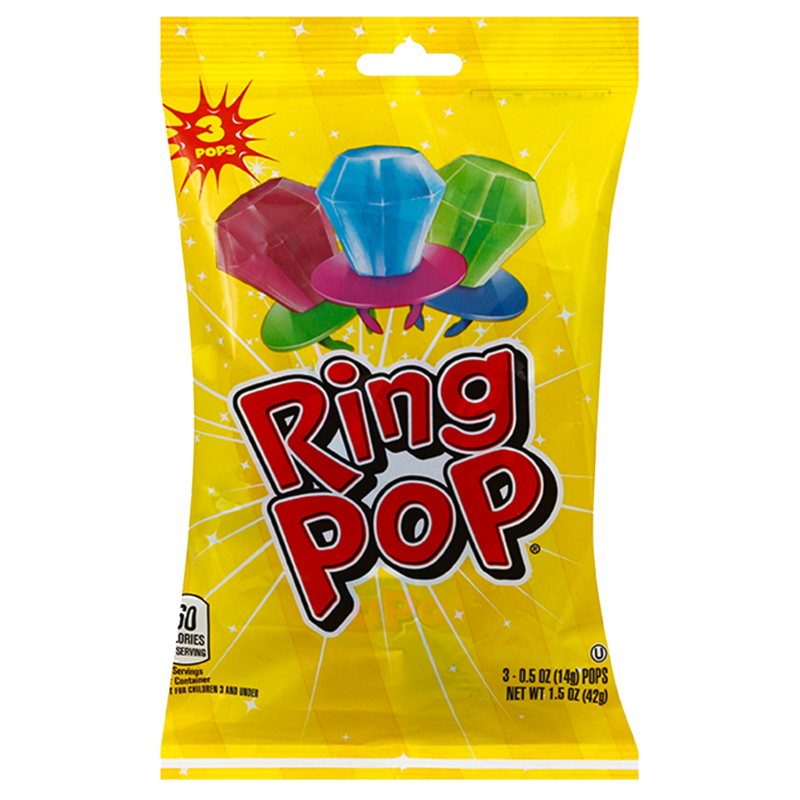 Ring Pop Assorted Flavors Variety Party Pack 3ct