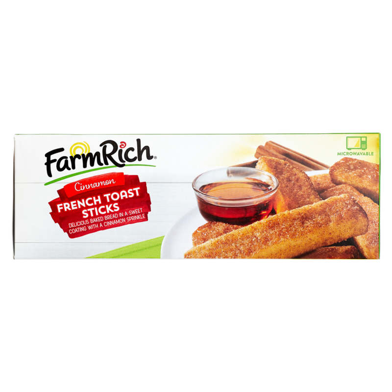 Farm Rich Frozen Cinnamon French Toast Sticks 12oz Quick Meals fast