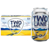 Two Lane American Golden Lager Beer 6pk 12oz Can 4.2% ABV