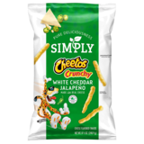 Cheetos Simply Crunchy White Cheddar Jalapeno 8.5oz