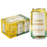 JuneShine Honey Ginger Lemon Hard Kombucha 6pk 12oz Can 6.0% ABV