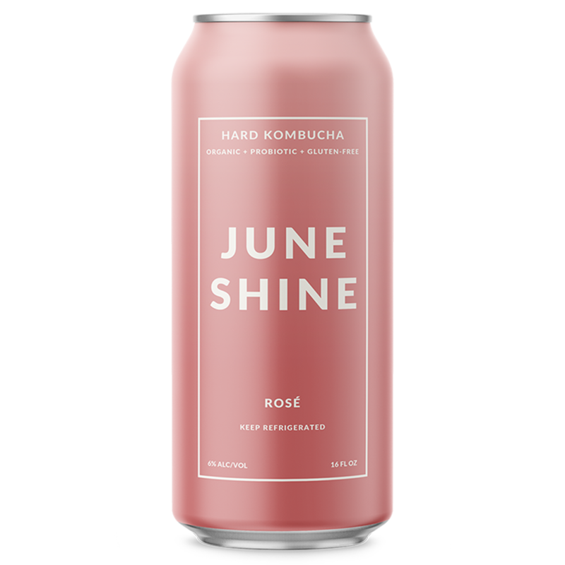 JuneShine Rose Hard Kombucha Single 16oz Can 6.0% ABV ...