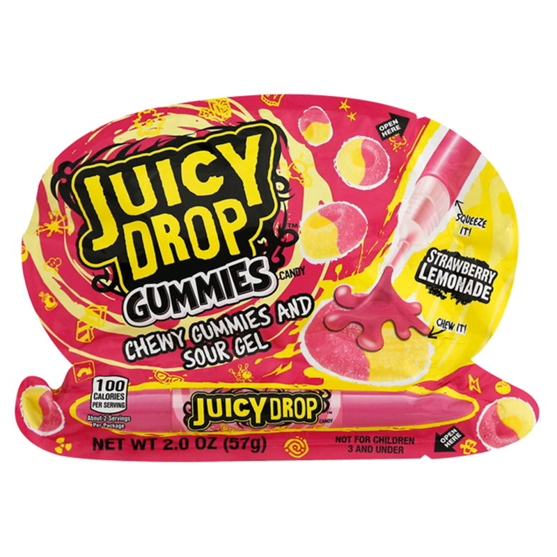 Juicy Drop Gummies Assorted Sweet Gummy Candy & Sour Gel Pen 1ct Snacks fast delivery by App