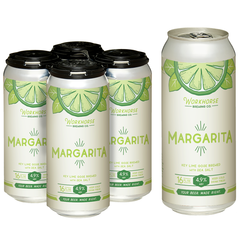 Workhorse Margarita 4pk 16oz Can 4.9 ABV delivered in minutes